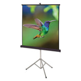 Quartet® Portable Tripod Projection Screen, 60 x 60, White Matte Finish (QRT560S)