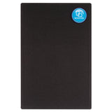 Quartet® Oval Office Fabric Board, 48 x 36, Black Surface (QRT7684BK) Each