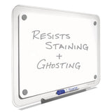 Quartet® iQ Total Erase Translucent-Edge Board, 11 x 7, White Surface, Clear Plastic Frame (QRTTM1107) Each