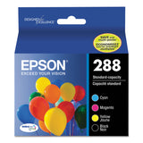 Epson® T288120-BCS DURABrite Ultra Ink, Black/Cyan/Magenta/Yellow (EPST288120BCS) Each