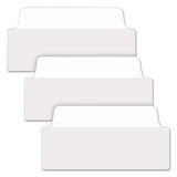 Avery® Ultra Tabs Repositionable Tabs, Wide and Slim: 3" x 1.5", 1/3-Cut, White, 24/Pack (AVE74776) Pack of 24