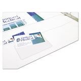 Avery® Self-Adhesive Top-Load Business Card Holders, Top Load, 3.5 x 2, Clear, 10/Pack (AVE73720) Pack of 10