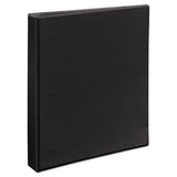 Avery® Heavy-Duty Non Stick View Binder with DuraHinge and Slant Rings, 3 Rings, 1" Capacity, 11 x 8.5, Black, (5300) (AVE05300) Each