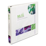 Avery® Heavy-Duty View Binder with DuraHinge, One Touch EZD Rings and Extra-Wide Cover, 3 Ring, 1" Capacity, 11 x 8.5, White, (1318) (AVE01318) Each