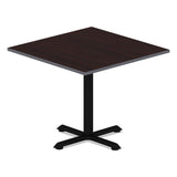 Alera® Reversible Laminate Table Top, Square, 35.38w x 35.38d, Medium Cherry/Mahogany (ALETTSQ36CM) Each