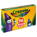Crayola® Classic Color Crayons in Flip-Top Pack with Sharpener, 96 Colors/Pack (CYO520096) Box of 96