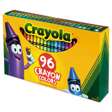 Crayola® Classic Color Crayons in Flip-Top Pack with Sharpener, 96 Colors/Pack (CYO520096) Box of 96
