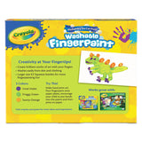Crayola® Washable Fingerpaint Pack, 3 Assorted Bright Colors, 8 oz Tube, 3/Box (CYO551311) Each