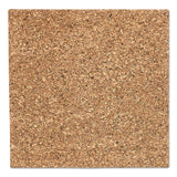 Iceberg iDesign Frameless Cork Bulletin Board, 18 x 18, Tan Surface (ICE35016) Each