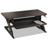 3M™ Precision Standing Desk, 35.4" x 22.2" x 6.2" to 20", Black (MMMSD60B) Each