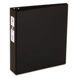 Avery® Economy Non-View Binder with Round Rings, 3 Rings, 2" Capacity, 11 x 8.5, Black, (3501) (AVE03501) Each