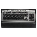 Kelly Computer Supply Soft Backed Keyboard Wrist Rest, 19 x 10, Black (KCS02306) Each
