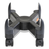 Kelly Computer Supply Computer Stand with Locking Wheels, Supports 40 lb, 3 x 16.5 x 4.5, Black (KCS10870)