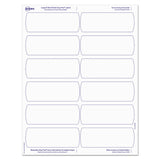 Avery® Big Tab Printable Large White Label Tab Dividers, 8-Tab, 11 x 8.5, White, 20 Sets (AVE14441) Box of 20