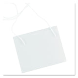 Universal® Clear Badge Holders w/Neck Lanyards, 3 x 4, White Inserts, 100/Box (UNV56005) Box of 100
