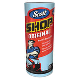 Scott® Shop Towels, Standard Roll, 1-Ply, 9.4 x 11, Blue, 55/Roll, 12 Rolls/Carton (KCC75147) 12 Rolls