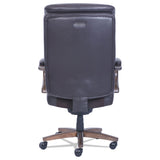 La-Z-Boy® Woodbury Big/Tall Executive Chair, Supports Up to 400 lb, 20.25" to 23.25" Seat Height, Brown Seat/Back, Weathered Sand Base (LZB48961B) Each