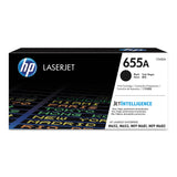 HP HP 655A, (CF450A) Black Original LaserJet Toner Cartridge (HEWCF450A) Each