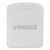 Universal® Fabric Panel Wall Clips, 25 Sheet Capacity, White, 20/Pack (UNV21271) Pack of 20