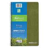Roaring Spring® Environotes BioBased Notebook, 1-Subject, Medium/College Rule, Randomly Assorted Earthtone Cover Color, (70) 9.5 x 6 Sheets (ROA13360) Each