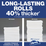 Charmin® Commercial Bathroom Tissue, Septic Safe, Individually Wrapped, 2-Ply, White, 450 Sheets/Roll, 75 Rolls/Carton (PGC71693) Case of 75