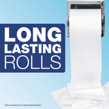 Charmin® Commercial Bathroom Tissue, Septic Safe, Individually Wrapped, 2-Ply, White, 450 Sheets/Roll, 75 Rolls/Carton (PGC71693) Case of 75