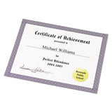 Avery® Printable Gold Foil Seals, 2" dia, Gold, 4/Sheet, 11 Sheets/Pack, (5868) (AVE05868) Pack of 44