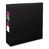 Avery® Durable Non-View Binder with DuraHinge and Slant Rings, 3 Rings, 3" Capacity, 11 x 8.5, Black (AVE27650) Each