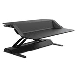 Fellowes® Lotus Sit-Stands Workstation, 32.75" x 24.25" x 5.5" to 22.5", Black (FEL0007901) Each