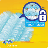 Swiffer® Refill Dusters, Dust Lock Fiber, 2" x 6", Light Blue, 18/Box, 4 Boxes/Carton (PGC99036) Case of 4 Boxes
