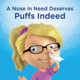 Puffs® Facial Tissue, 2-Ply, White, 64 Sheets/Box, 24 Boxes/Carton (PGC84405) Case of 24
