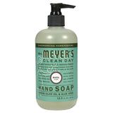 Mrs. Meyer's® Clean Day Liquid Hand Soap, Basil, 12.5 oz, 6/Carton (SJN651344) Case of 6