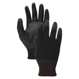 Palm Coated Cut-Resistant HPPE Glove, Salt and Pepper/Black, Size 8 (Medium), Dozen (BWK000298) 1 Dozen