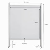 MT Displays Budget Clear Hygiene Barrier 31,5"x47,24" (UHBBN00812X2000) Each