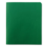 Smead™ Two-Pocket Folder, Textured Paper, 100-Sheet Capacity, 11 x 8.5, Green, 25/Box (SMD87855) 1 Pack of 25