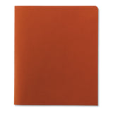 Smead™ Two-Pocket Folder, Textured Paper, 100-Sheet Capacity, 11 x 8.5, Orange, 25/Box (SMD87858) 1 Pack of 25