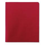 Smead™ Two-Pocket Folder, Textured Paper, 100-Sheet Capacity, 11 x 8.5, Red, 25/Box (SMD87859) 1 Pack of 25