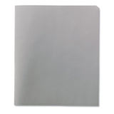 Smead™ Two-Pocket Folder, Textured Paper, 100-Sheet Capacity, 11 x 8.5, White, 25/Box (SMD87861) 1 Pack of 25