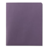 Smead™ Two-Pocket Folder, Textured Paper, 100-Sheet Capacity, 11 x 8.5, Lavender, 25/Box (SMD87865) 1 Pack of 25