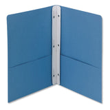 Smead™ 2-Pocket Folder with Tang Fastener, 0.5" Capacity, 11 x 8.5, Blue, 25/Box (SMD88052) 1 Pack of 25