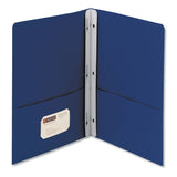 Smead™ 2-Pocket Folder with Tang Fastener, 0.5" Capacity, 11 x 8.5, Dark Blue, 25/Box (SMD88054) 1 Pack of 25