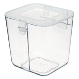 deflecto® Stackable Caddy Organizer, Small, Plastic, 4.33 x 4 x 4.38, White (DEF29101CR) Each