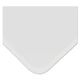 deflecto® Premium Glass All Day Use Chair Mat - All Floor Types, 36 x 46, Rectangular, Clear (DEFCMG70433646) Each