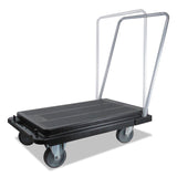 deflecto® Heavy-Duty Platform Cart, 300 lb Capacity, 21 x 32.5 x 37.5, Black (DEFCRT550004) Each