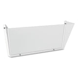 deflecto® Unbreakable DocuPocket Wall File, Letter Size, 14.5" x 3" x 6.5", Clear (DEF63201) Each