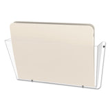 deflecto® Unbreakable DocuPocket Wall File, Letter Size, 14.5" x 3" x 6.5", Clear (DEF63201) Each