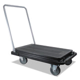 deflecto® Heavy-Duty Platform Cart, 300 lb Capacity, 21 x 32.5 x 37.5, Black (DEFCRT550004) Each
