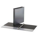 Office Impressions® Economy Round Ring View Binder, 3 Rings, 1" Capacity, 11 x 8.5, Black (OFF80961) Each