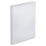 Office Impressions® Economy Round Ring View Binder, 3 Rings, 0.5" Capacity, 11 x 8.5, White (OFF82232) Each