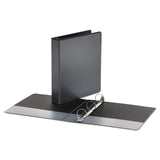 Universal® Economy Round Ring View Binder, 3 Rings, 1.5" Capacity, 11 x 8.5, Black (UNV20971) Each